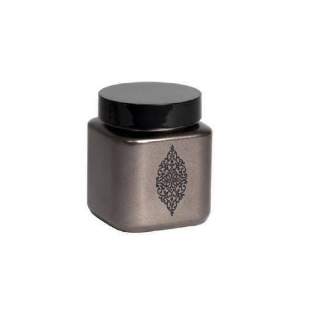 Herevin Square Canister Metallic 1lt Silver, 147010-129