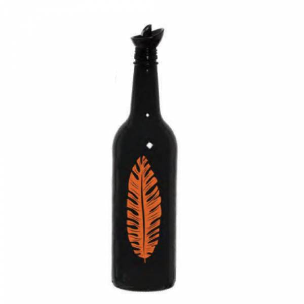 Herevin Black Colored Ew Oil Bottle 750cc Orange, 151144-139o