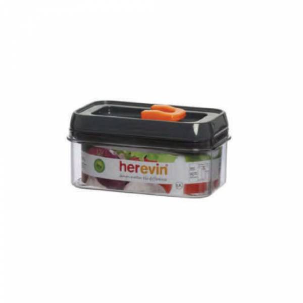 Herevin Storage Canister 0.6lt Grey With Orange, 161173-560o
