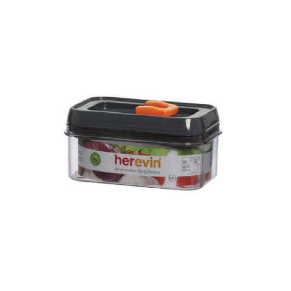Herevin Storage Canister 0.6lt Grey With Orange, 161173-560o
