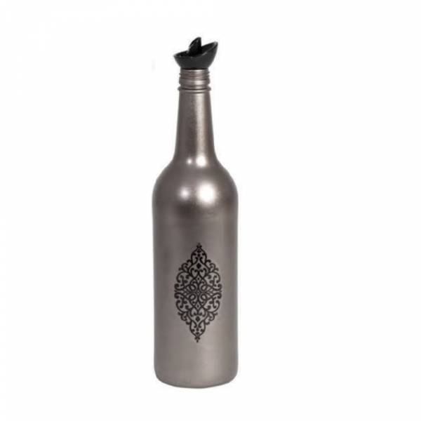 Herevin Colored Oil Bottle 750cc Metallic Silver, 151144-119silver