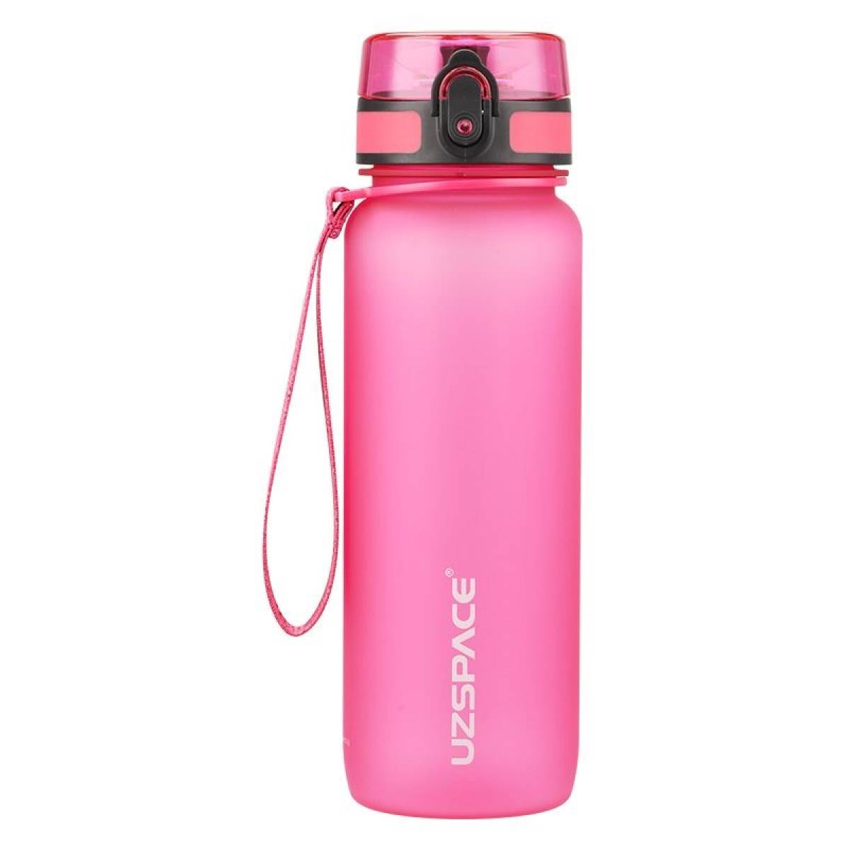 Uzspace Plastic Water Bottle Colorful Frosted 800ml Tritan Bpa Free #3053 Fuchsia.