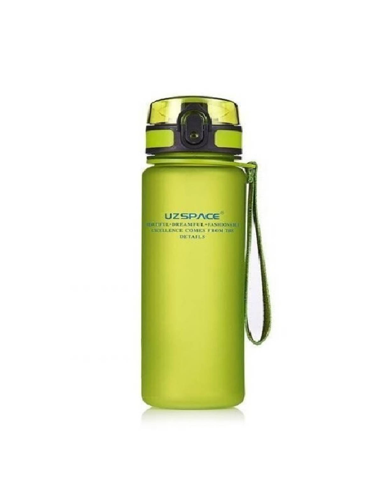 Uzspace Plastic Water Bottle Colorful Frosted 1000ml Tritan Bpa Free #3038 Light Green.