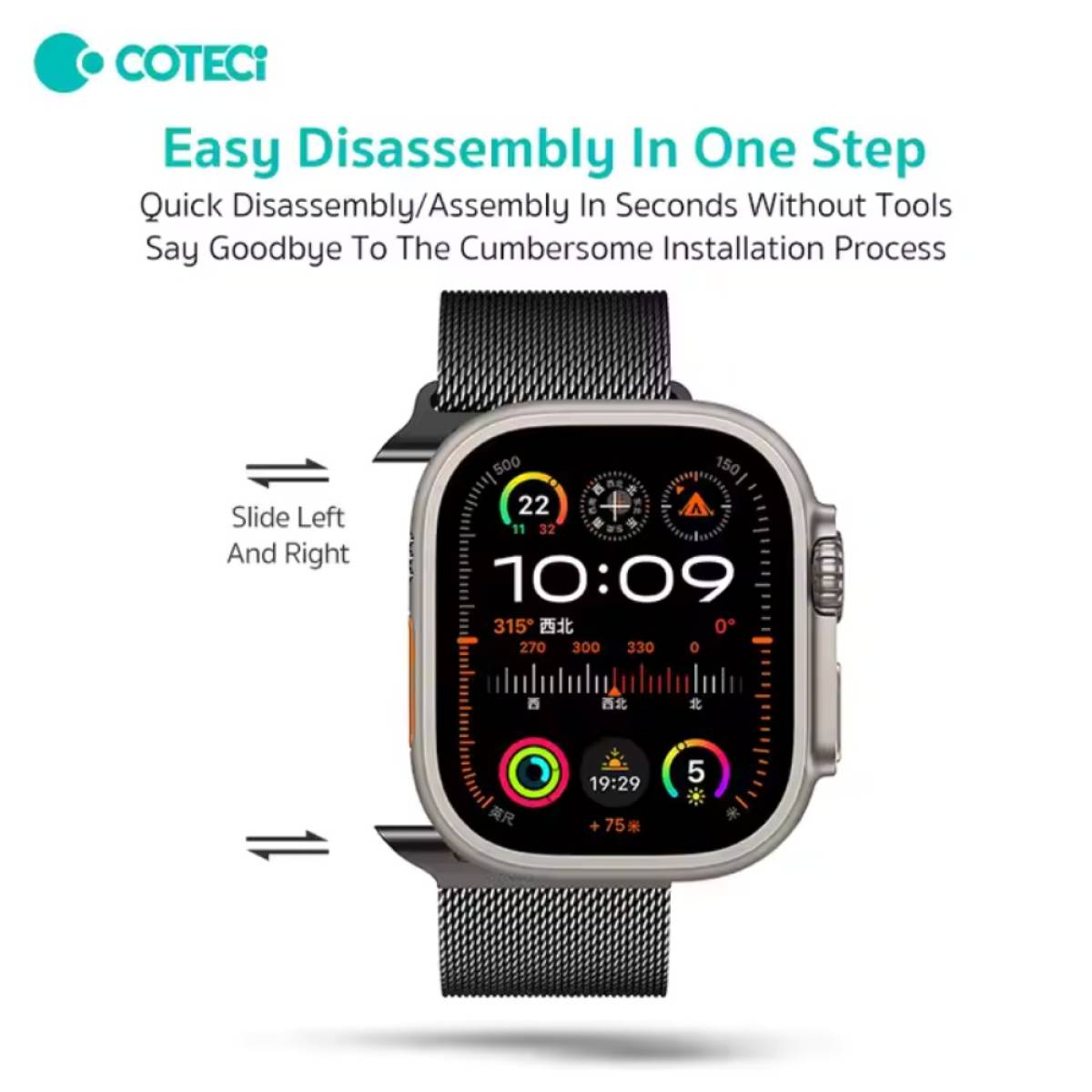 Coteci Milanese Band for Apple Watch