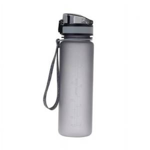 Uzspace Plastic Water Bottle Colorful Frosted 800ml Tritan Bpa Free #3053 Grey.