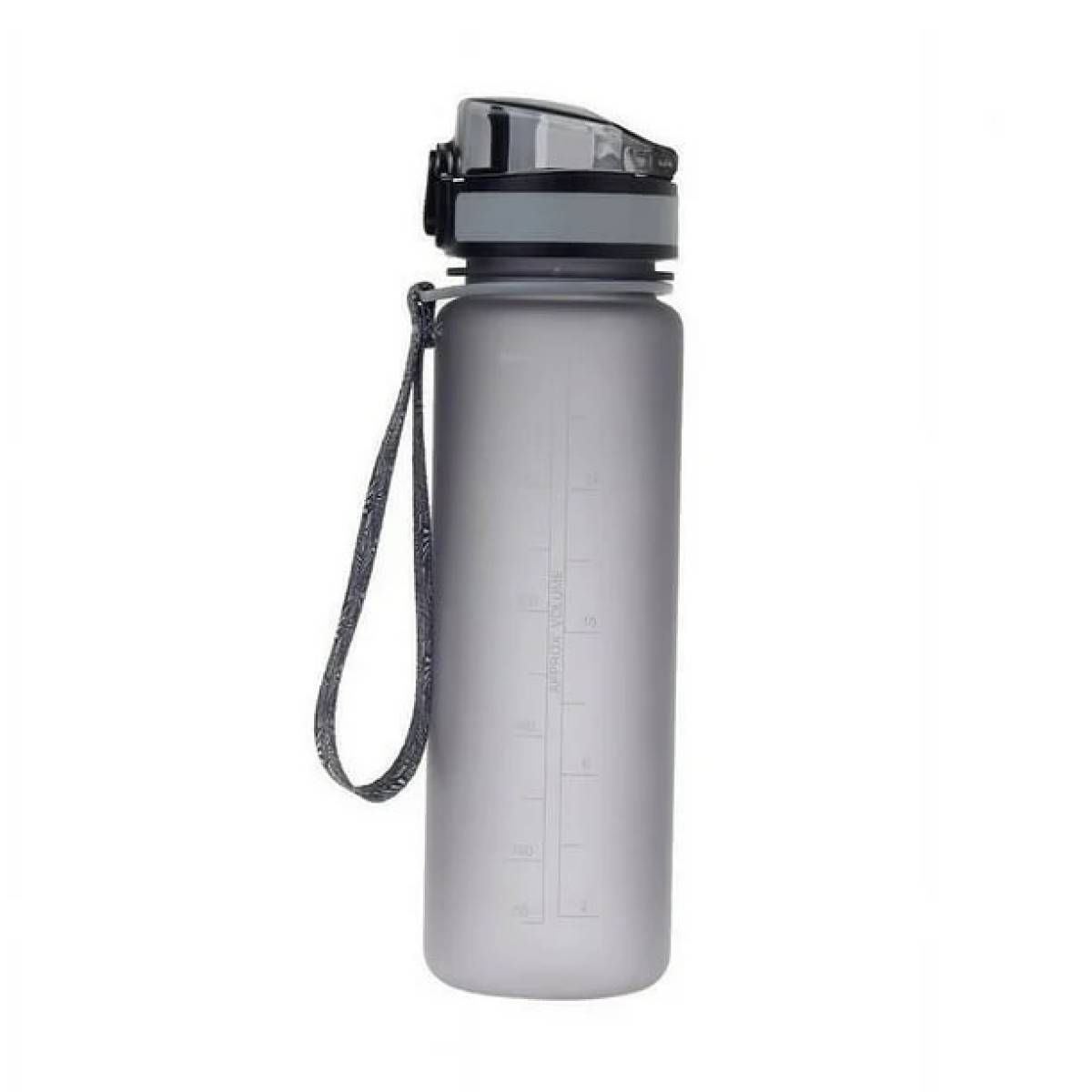 Uzspace Plastic Water Bottle Colorful Frosted 800ml Tritan Bpa Free #3053 Grey.