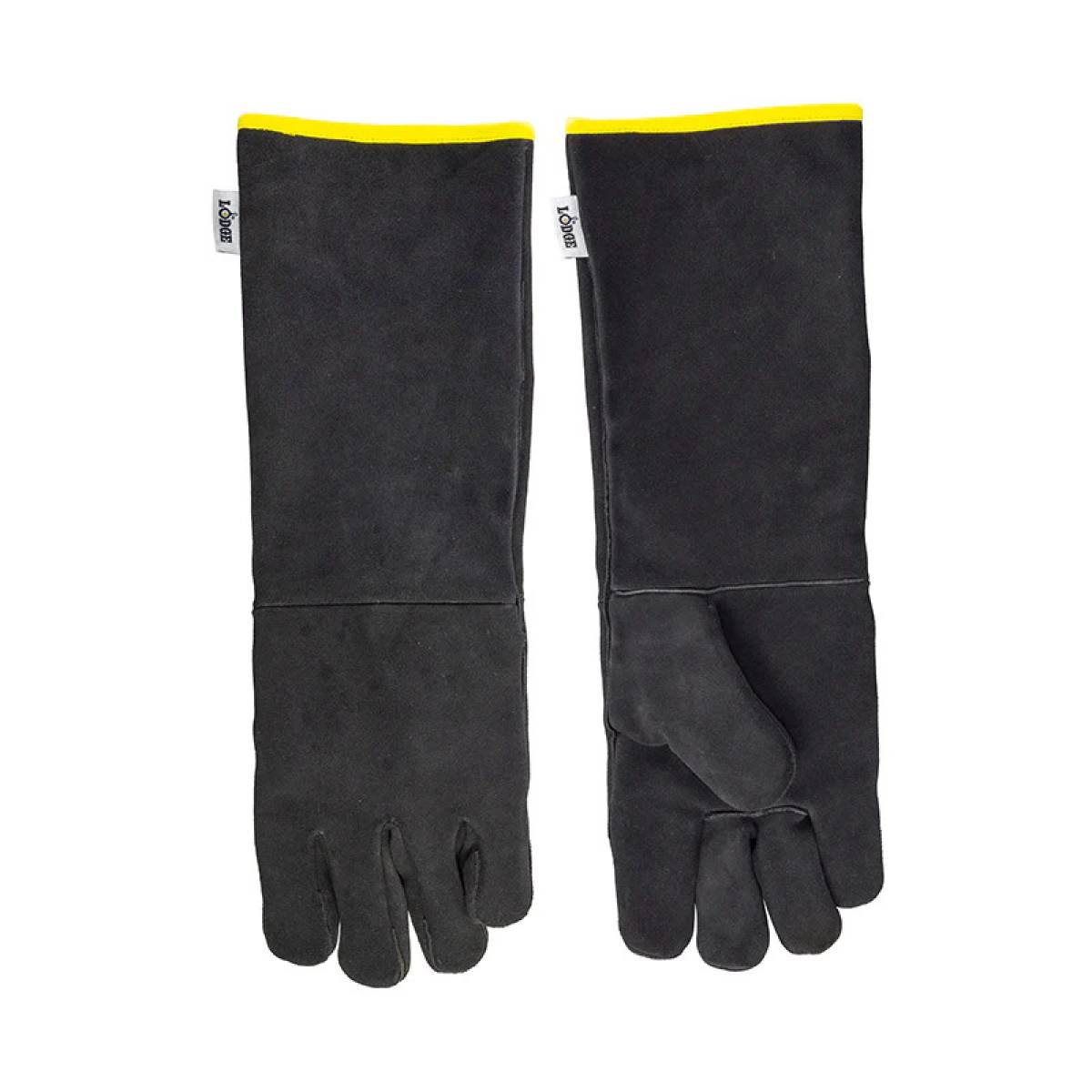 Lodge Black Leather Gloves