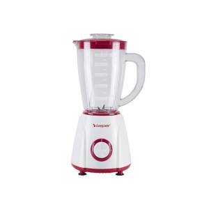 Beper Blender 1.5l Plastic, 4 Stainless Steel Blades, 2 Speeds, And Pulse Function, P102fru501