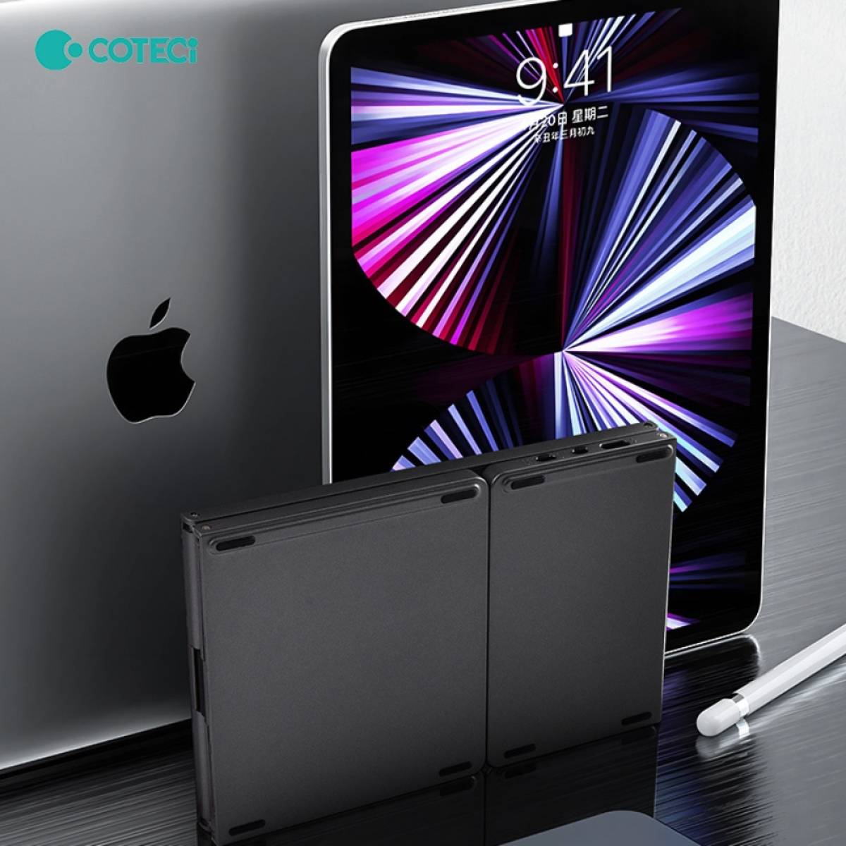 Coteci 63 Key Tri-fold Touchpad Keyboard