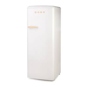 DOMO Retro Refrigerator - D - 225 L - white