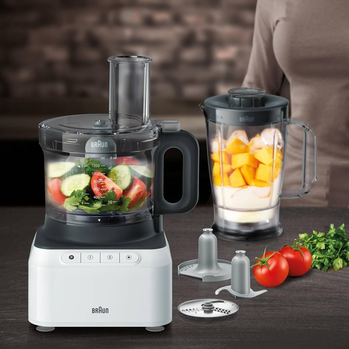 Braun Food Processor 6-in-1 800W Power