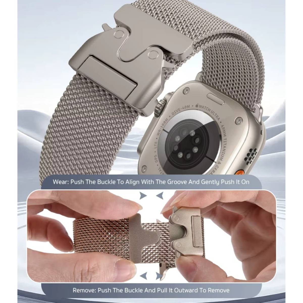 Coteci Milanese Band for Apple Watch