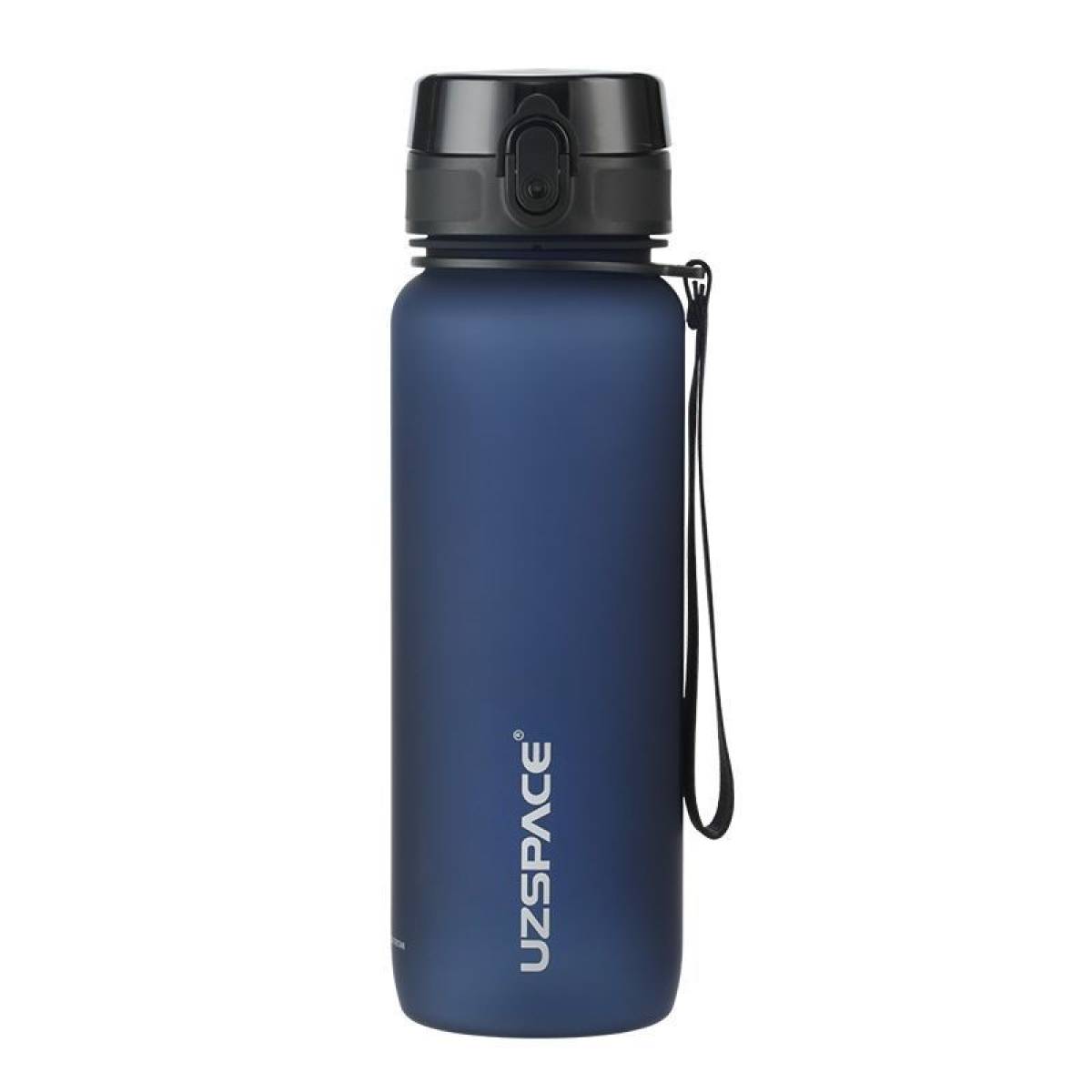Uzspace Plastic Water Bottle Colorful Frosted 800ml Tritan Bpa Free #3053 Dark Blue.