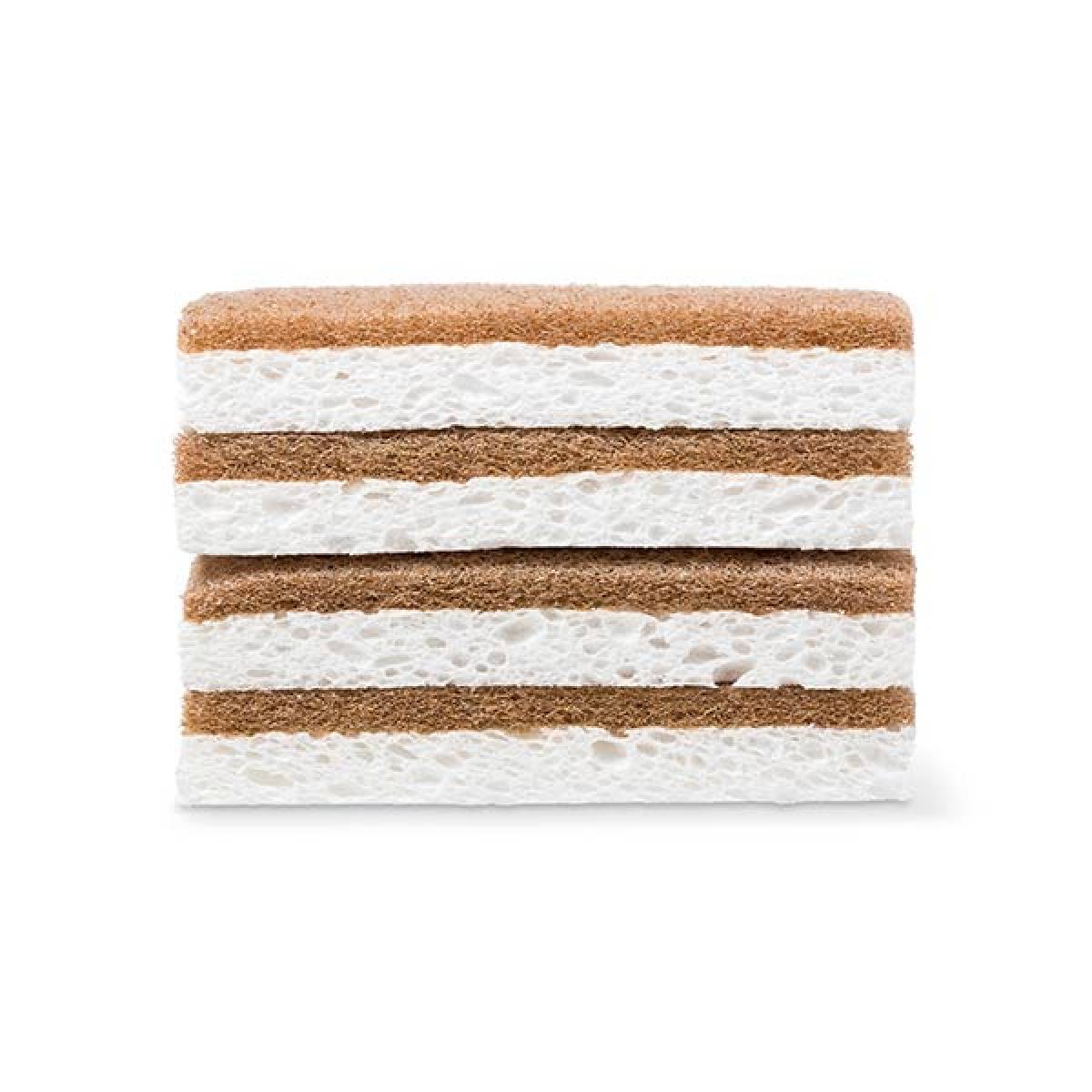 Walnut scrubber sponge (2pk)-FULL CIRCLE