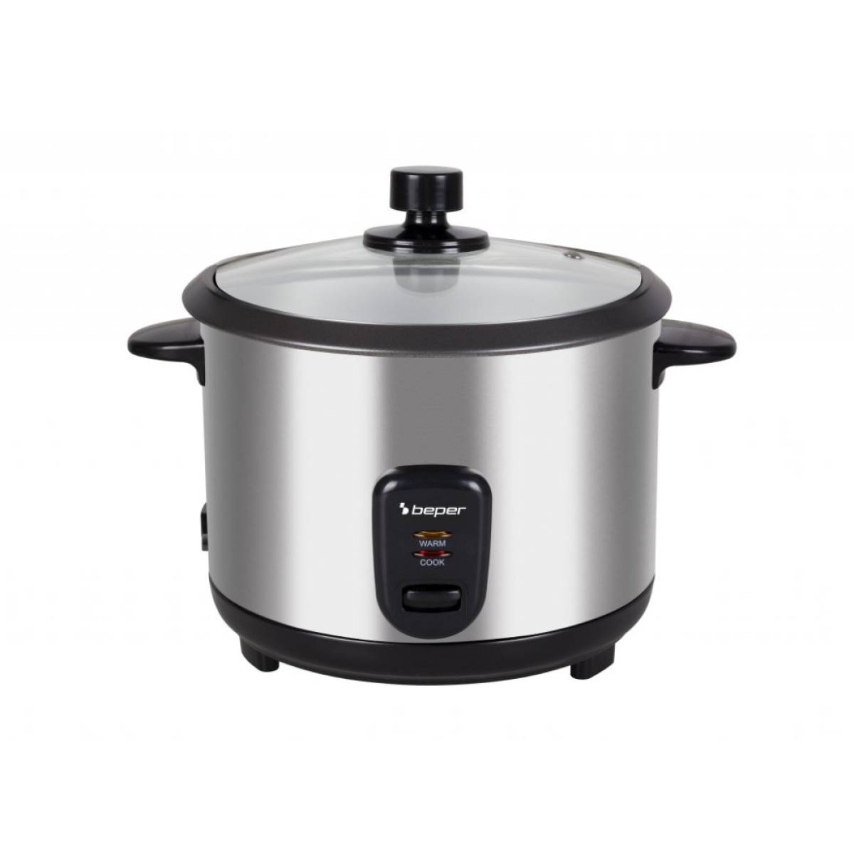 Beper Rice And Steam Rice Cooker And Steamer, 625g Rice, Glass Lid, P101vap001