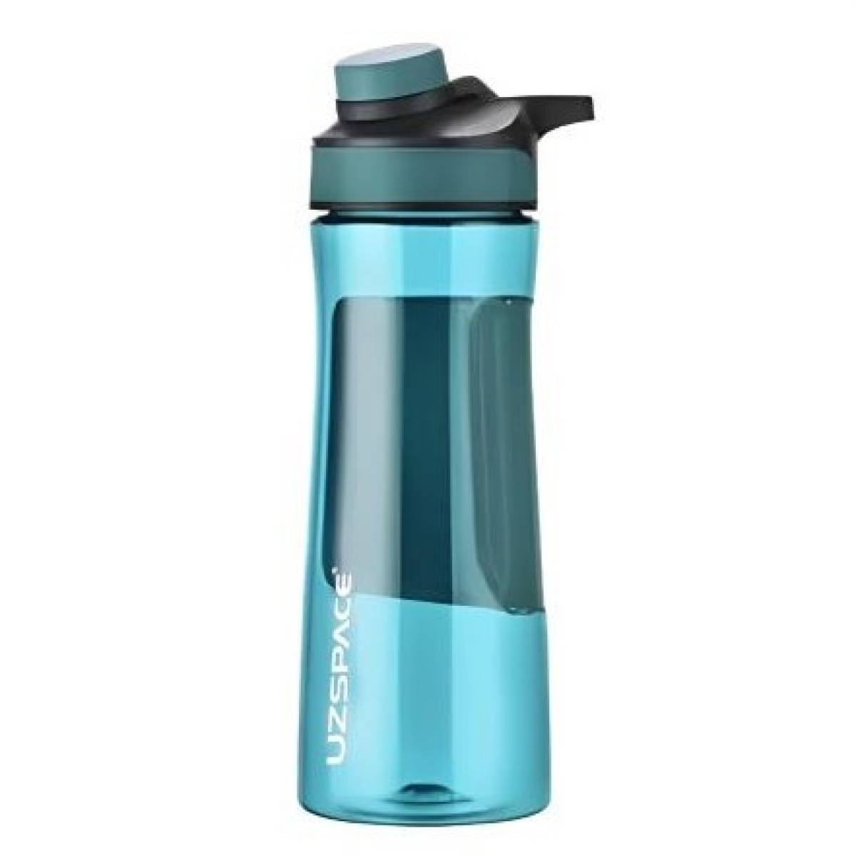 Uzspace Plastic Water Bottle E Shape D Spout 700ml Bpa Free #9010 Cyan.