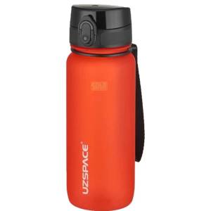 Uzspace Plastic Water Bottle Colorful Frosted 650ml Tritan Bpa Free #3037 Fantasy Red