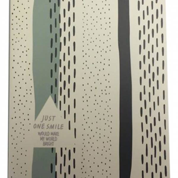 Jilin, Notebook Mini, Plain Multicolored Geometry Style, Green 80g.