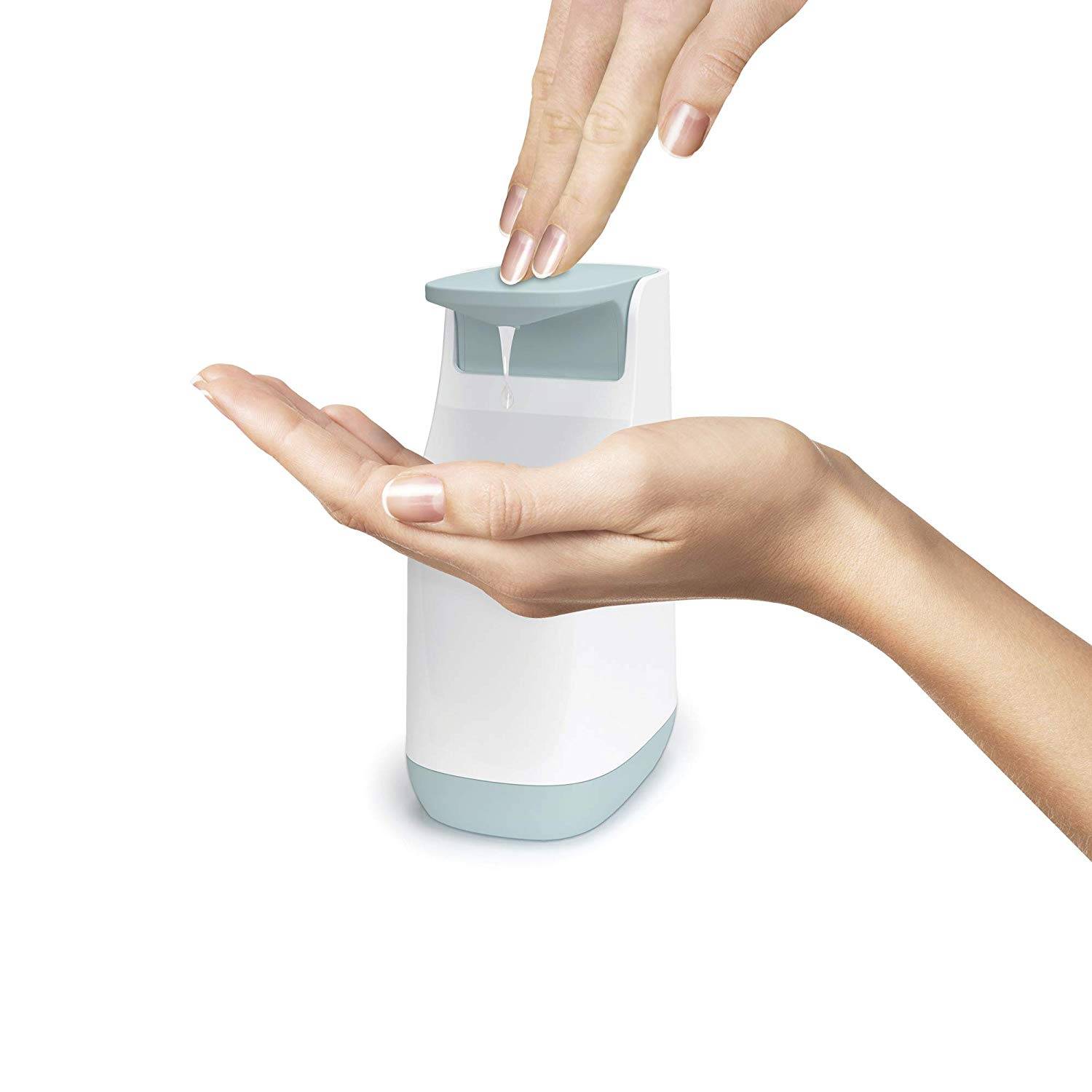 Joseph Joseph Slim Compact Soap Dispenser With Non-drip Nozzle, Blue
