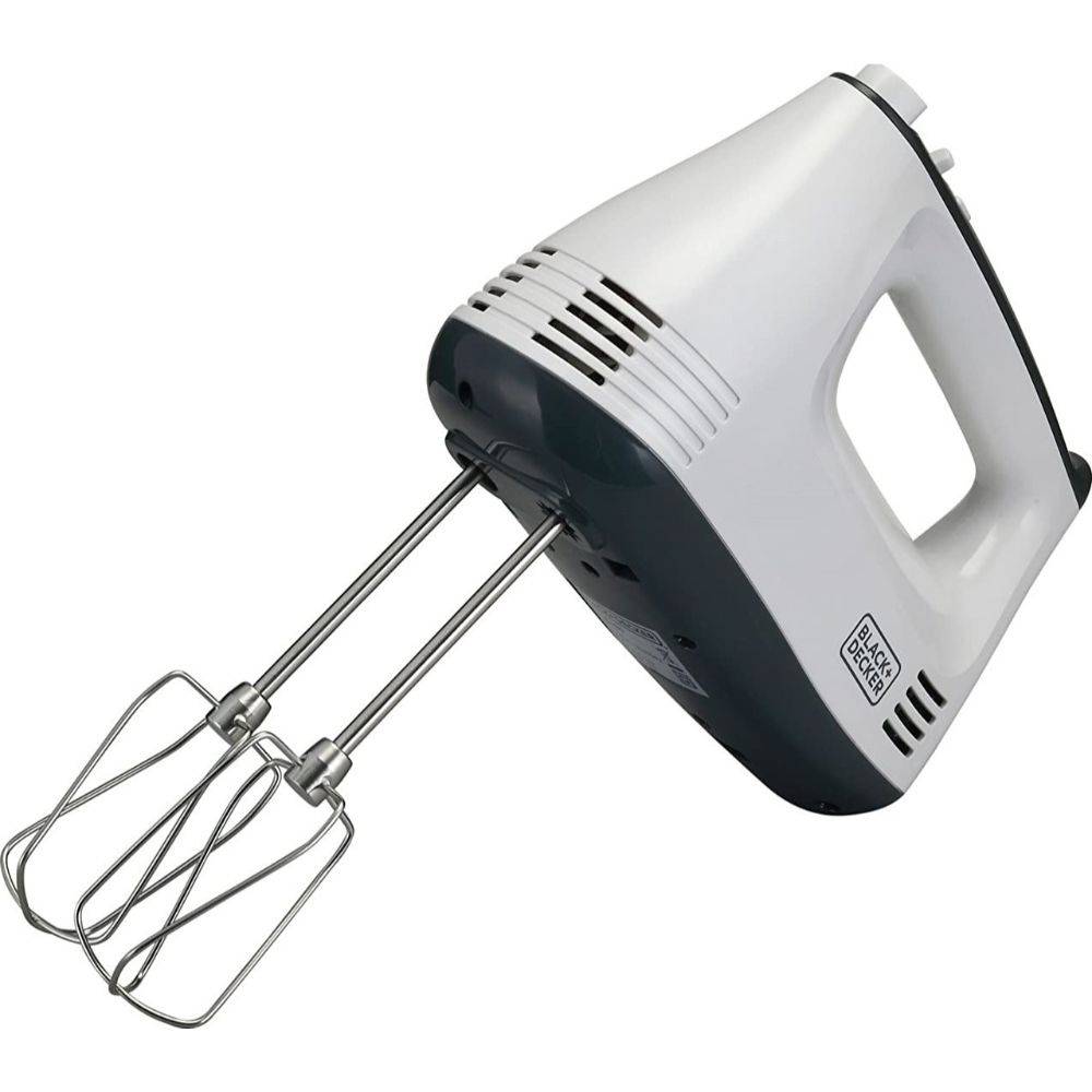 Black & Decker, Hand Mixer 300w, White