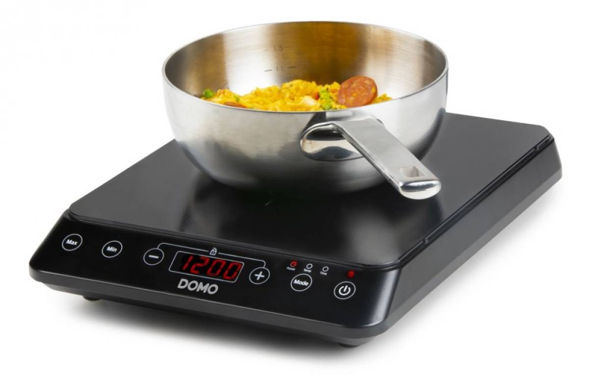 Domo Induction Cooking Plate - 1 Burner -  18 Cm