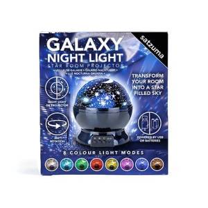 Satzuma Galaxy Night Light Star Room Projector #gblp-02.