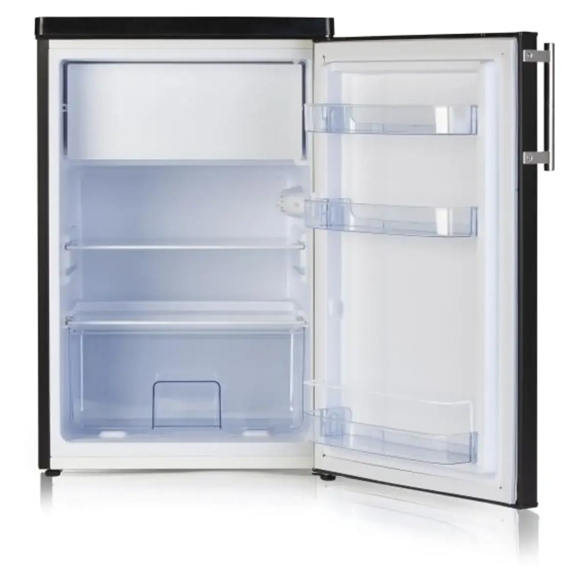 Domo Refrigerator With Freezer Compartment - D - 108 L - Matt Black