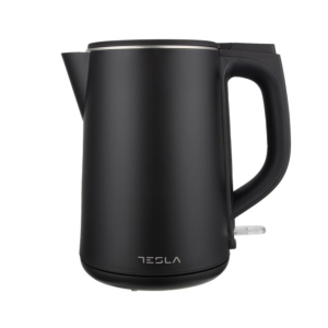 Tesla Kettle 1850w-2200w, Black - Inox, 1.5l Kt301bl
