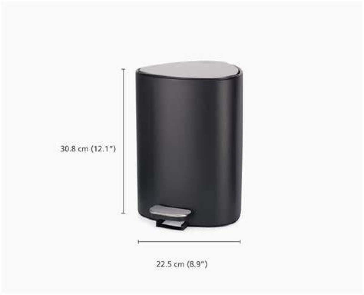 Joseph Joseph Easystore™ 5l Matt Black Pedal Bin