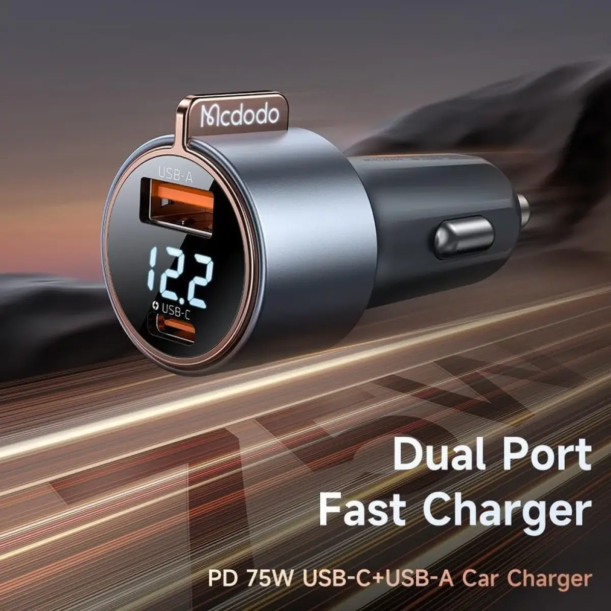 Mcdodo CC-3690 75W Digital Display Car Charger