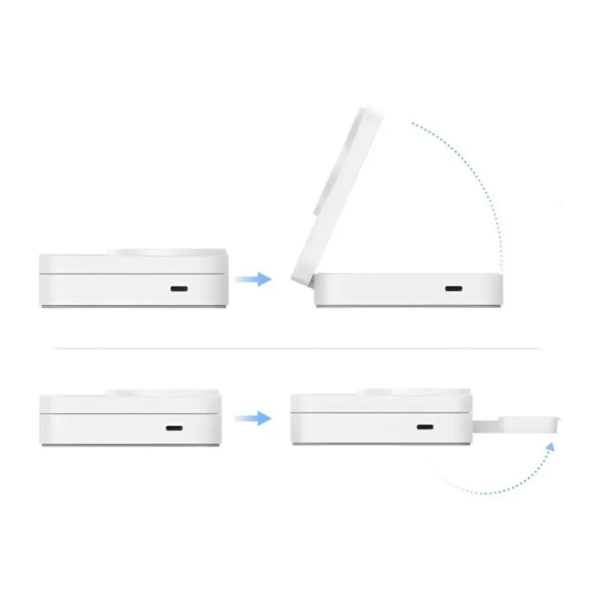 Mcdodo CH-5090 Mega Dock 3 in 1 Foldable Wireless Charging Station