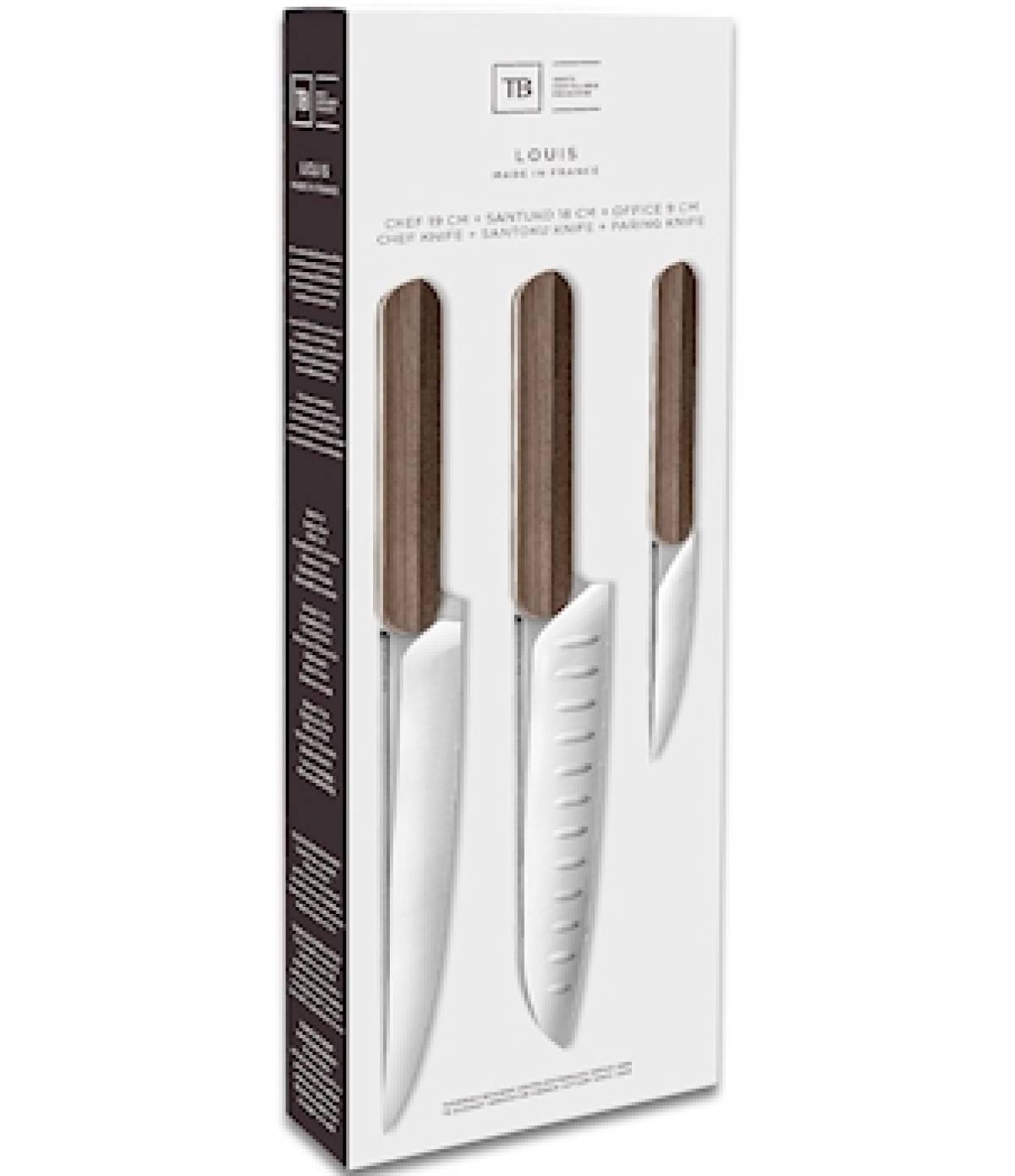 Set Of 3 Knives Tb Louis 11410007