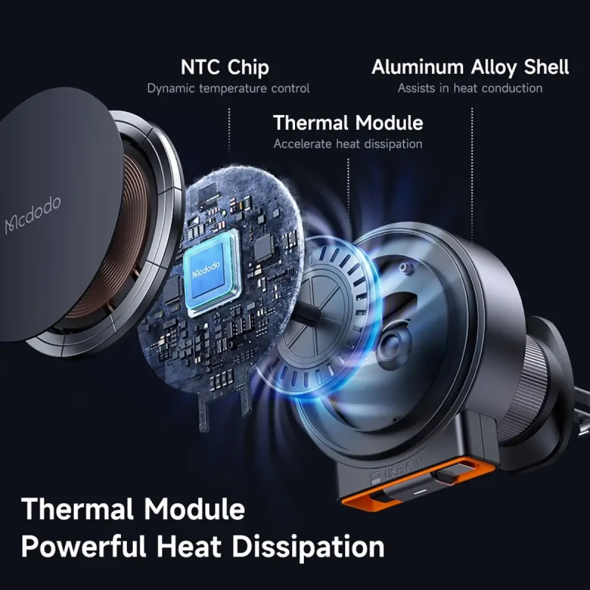Mcdodo 15W Retractable Car Charger