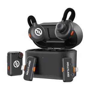 Hollyland Lark M2S Ultimate Combo - Wireless Lavalier Microphone