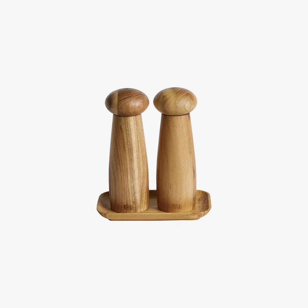 Salt & Pepper Grinder Aida Raw Teak Wood 14754