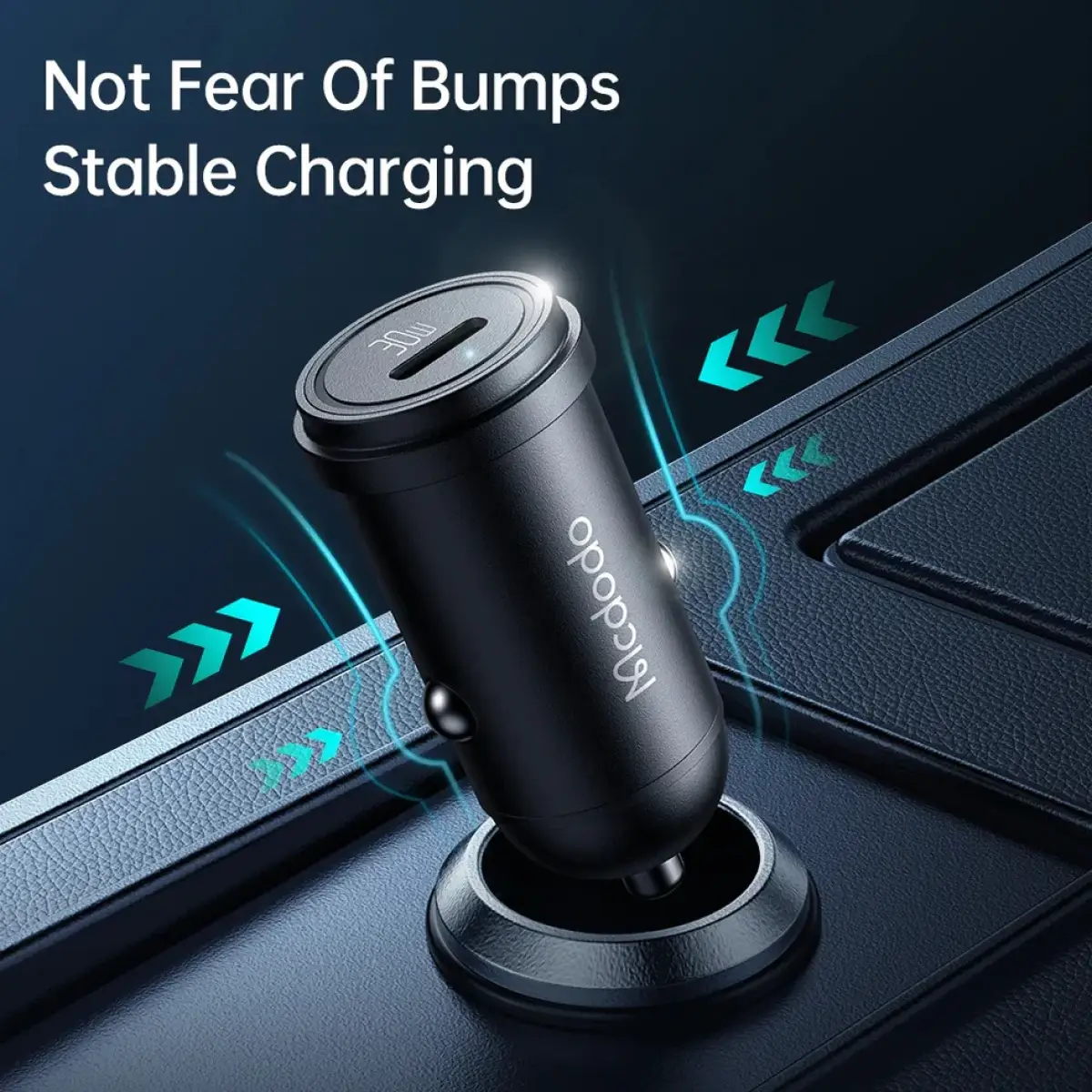 Mcdodo CC-7492 PD30W Fast Car Charger Kit (USB-C to Lightning)
