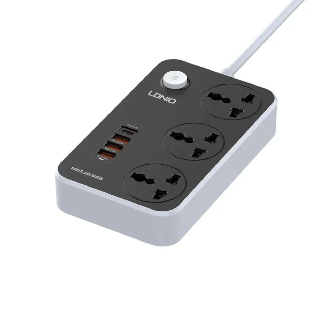 LDNIO SC3412 Power Strip 38W USB-C