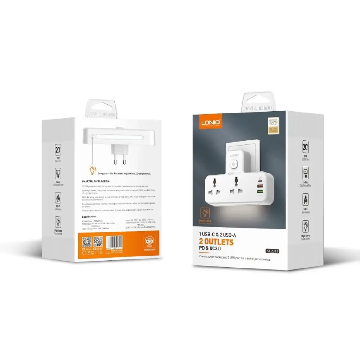 LDNIO SC2311 Power Socket 20W USB-C
