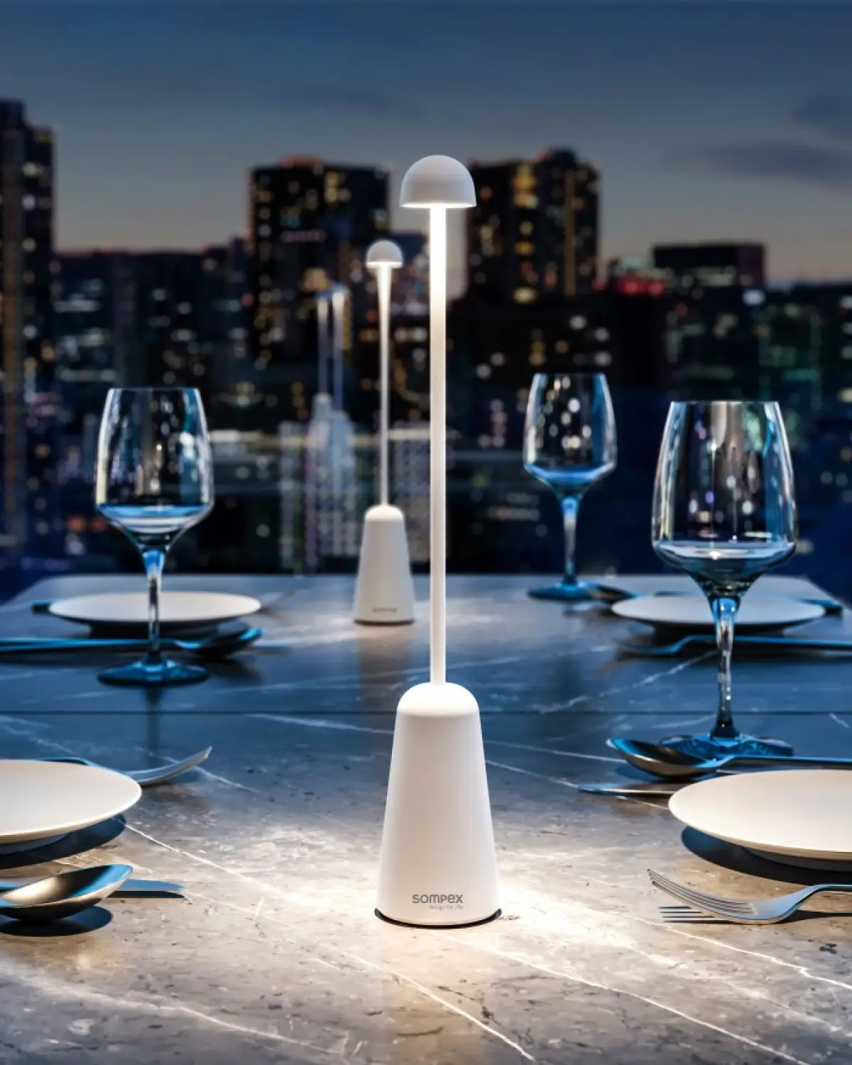 Table Lamp Sompex Minimax 78610 White