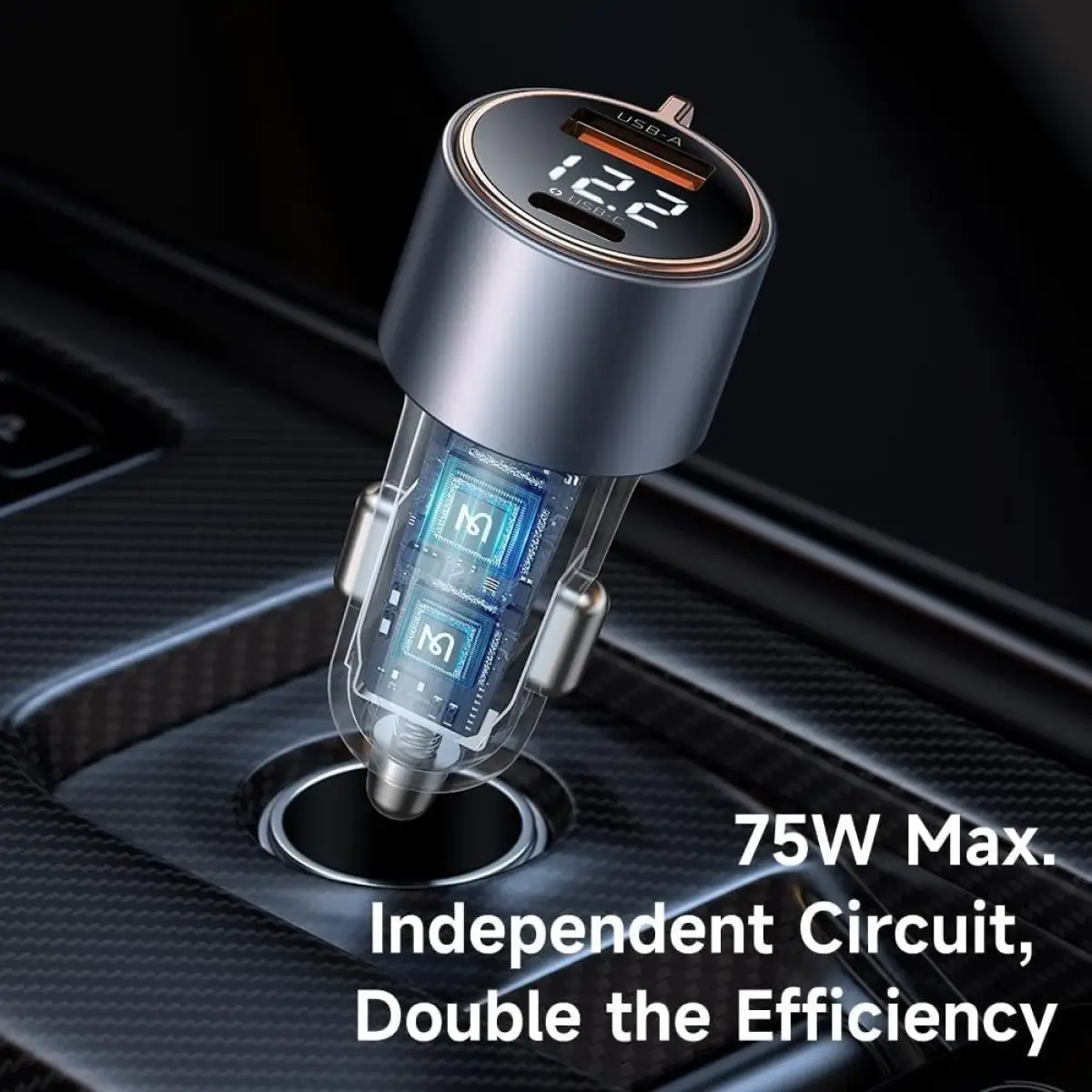 Mcdodo CC-3690 75W Digital Display Car Charger