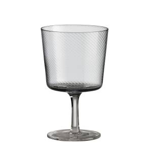 Wine Glass Aida Raw Unique Smoke Swirl 14575