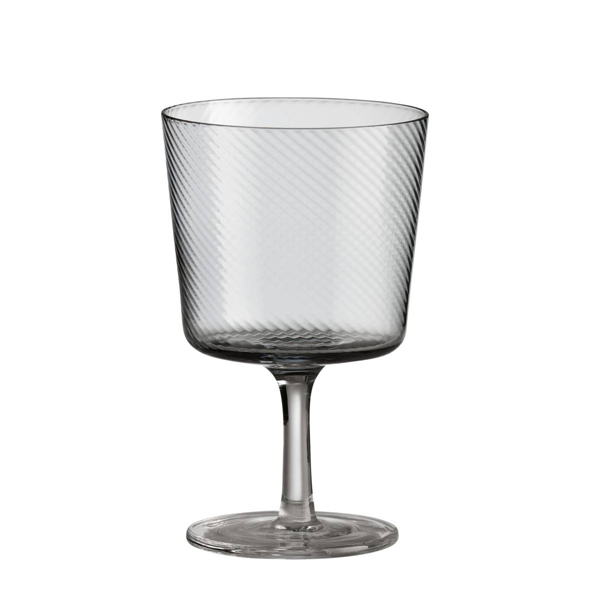 Wine Glass Aida Raw Unique Smoke Swirl 14575