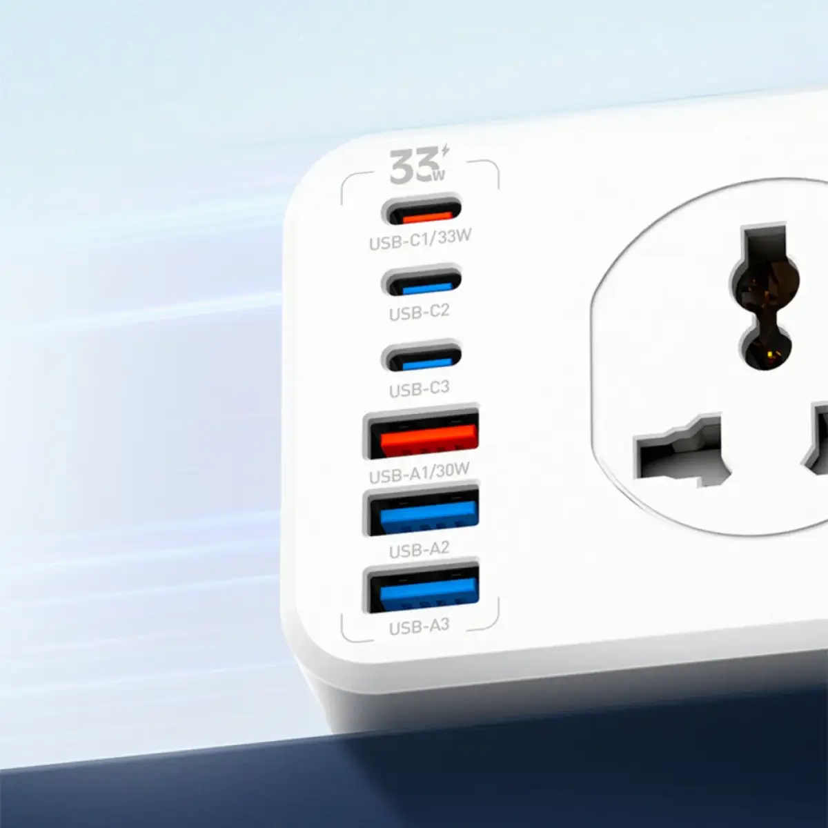 LDNIO 2500W Power Strip PD20W SC10610C
