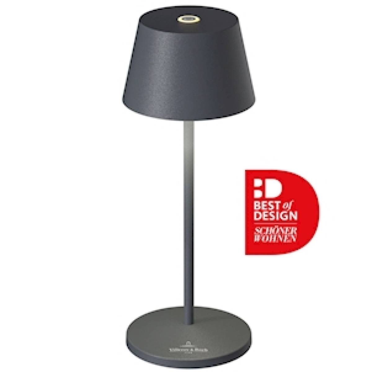 Table Lamp 20cm Villeroy&boch Seoul Micro 97001 Anthrac