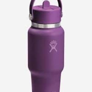 Hydroflask - 24 Oz Wide Flex Straw Travel Bottle Beachplum Purp