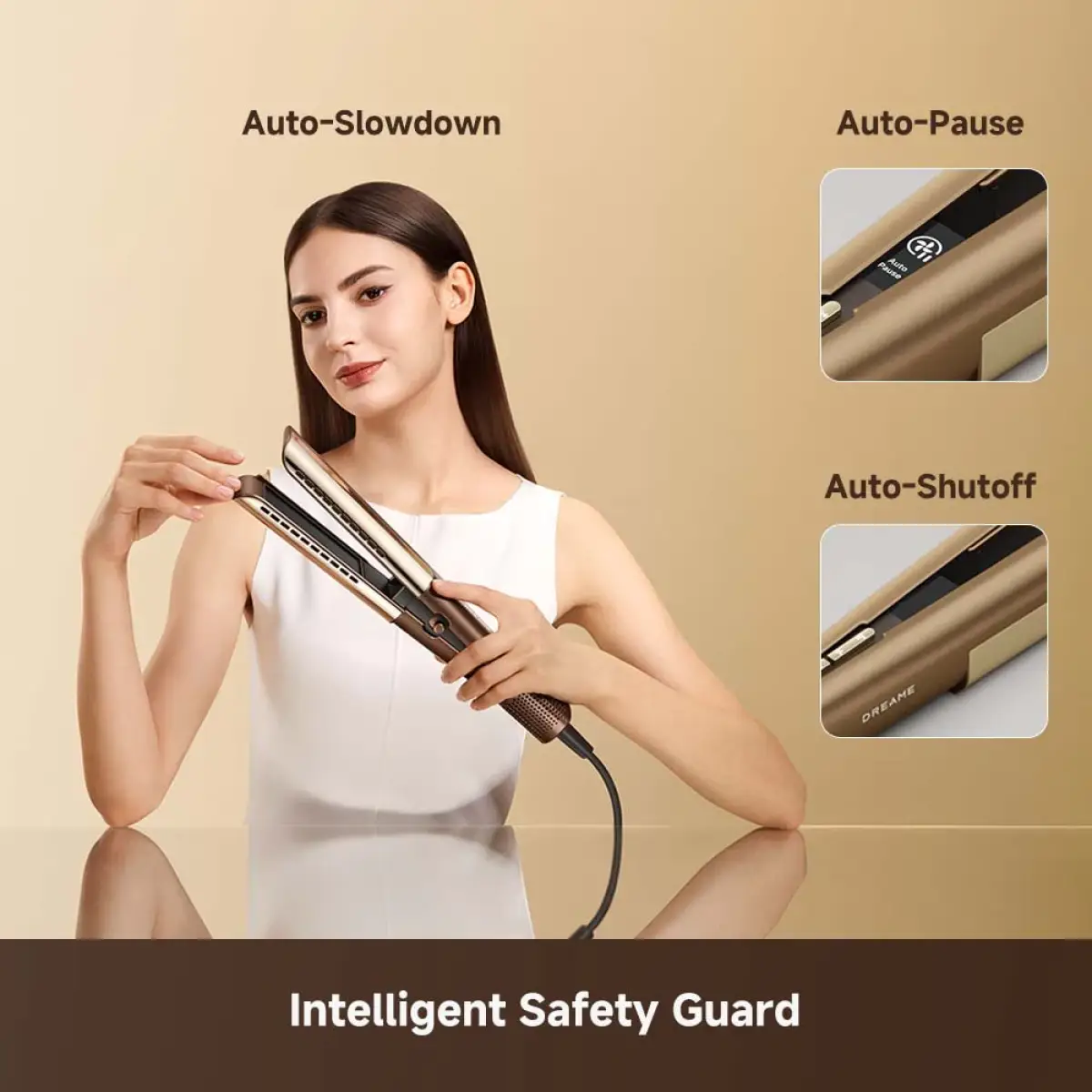 Dreame  293074 Aero Straight Gold Straightner