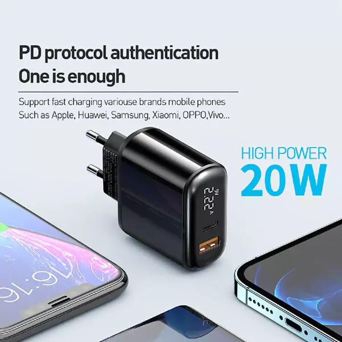 Mcdodo PD 20W USB TypeC Charging Adapter and Cable CH-7172