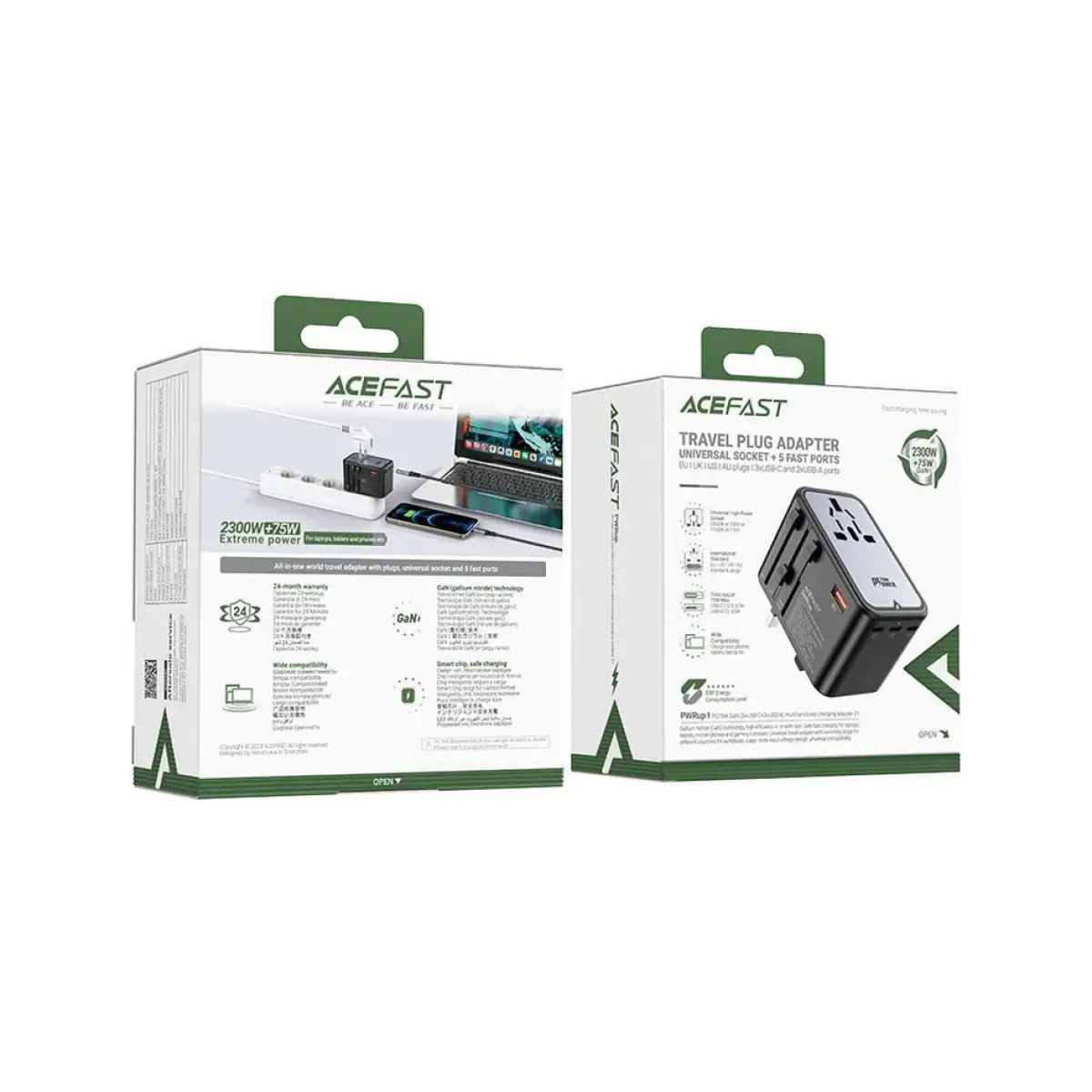 AceFast PWRup PD75W GaN Multifunctional Charging Adapter Z1