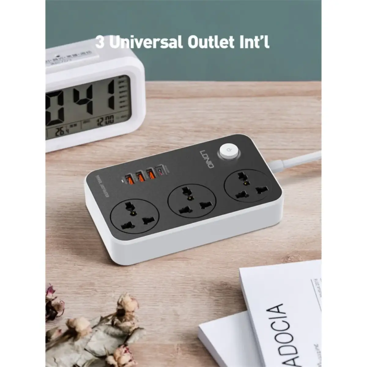 LDNIO SC3412 Power Strip 38W USB-C