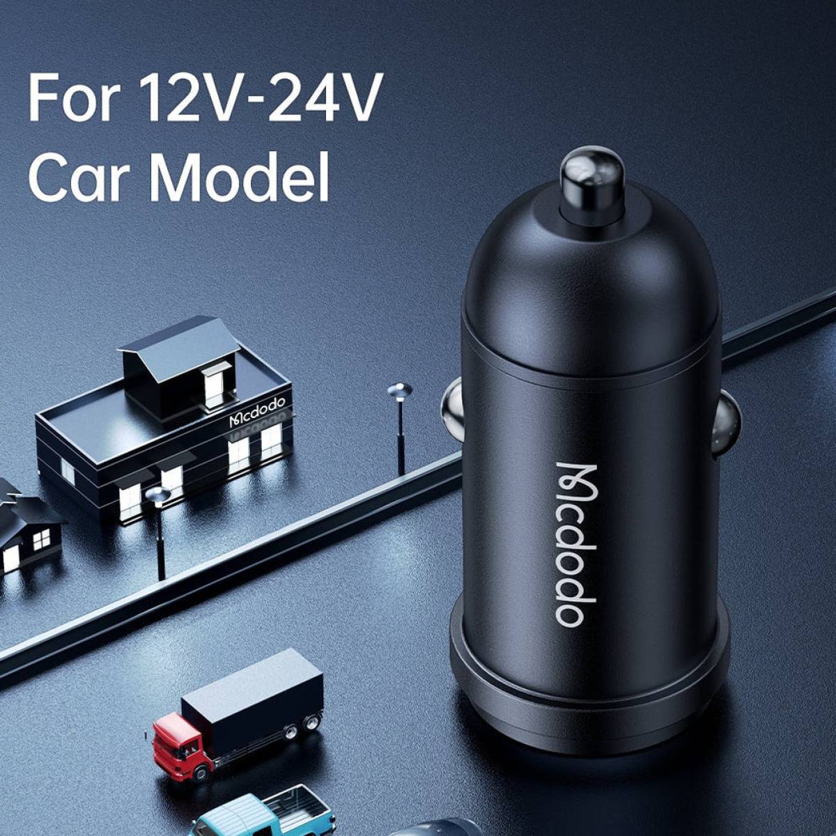 Mcdodo CC-7492 PD30W Fast Car Charger Kit (USB-C to Lightning)